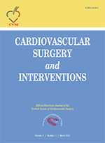 Turkish Journal of Thoracic and Cardiovascular Surgery